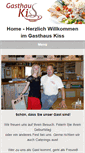 Mobile Screenshot of gasthaus-kiss.at