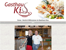 Tablet Screenshot of gasthaus-kiss.at